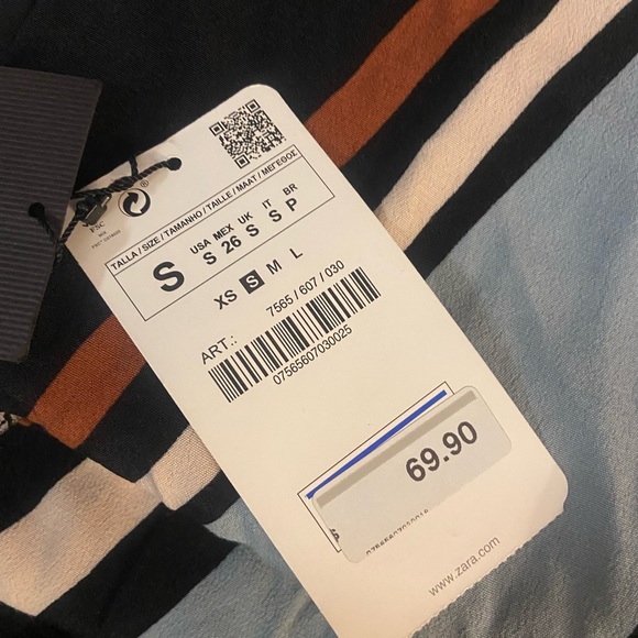 Zara wide leg trouser NWT SZ small - Picture 3 of 3